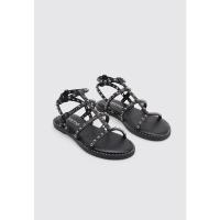 Limma DIPS Sandalias Planas Mujer Negro - details 0