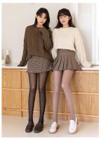 Pantimedias De Verano Y Otoño Para Mujer Cintura Alta Color Gris Falso Carne Transparente Medias De Invierno Y Primavera - details 20