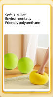 Bola De Baloncesto Silenciosa Para Entrenamiento Interior Pequeña Bola De Cuero Y Esponja Juguetes Infinitos Para La Infancia Bola De Patas Para Niños Y Adolescentes - details 3