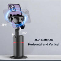 Soporte De Teléfono Móvil Con Rastreo Facial Automático Y Rotación De 360 Grados Soporte Plegable Para Vlog Y Streaming De Vivo Compatible Con Smartphones - details 5