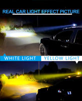 Faros De Moto 12V 24V Luz Trabajo LED Proyector Lente Antiniebla Auxiliar Blanco Amarillo Para Coche - details 3