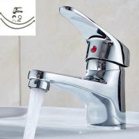 Cuenca grifos baño mezclador grifo caliente y frío mezclador grifo cromado latón sólido lavabo baño vanidad fregadero grifo para baño cocina guardarropa - details 3