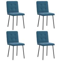 vidaXL Sillas de comedor 4 unidades terciopelo en color Gris claro/Verde claro/Verde oscuro y más | cómodas modernas ergonómicas para comedor cocina salón hogar - details 3
