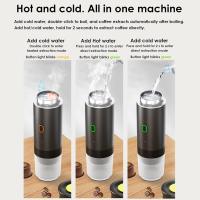 Cafetera espresso portátil para camping, máquina de café expreso, Eléctrica, 3 en 1, cafetera en Polvo para el hogar, Viajes, camping - details 0