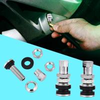 10pcs Válvulas De Rueda De Metal Para Coche Camión Motocicleta Con Tapa Antipolvo Corto Estilo TR161 - details 8
