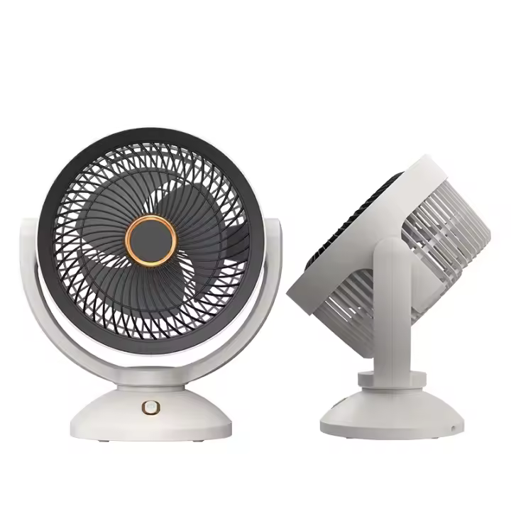 Ventilador Eléctrico Recargable Silencioso With Circulación De Aire 360 Grados Rotación Para Estudiantes Y Dormitorios Pequeño Para Enfriamiento - 1