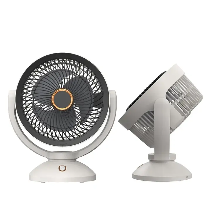 Ventilador Eléctrico Recargable Silencioso With Circulación De Aire 360 Grados Rotación Para Estudiantes Y Dormitorios Pequeño Para Enfriamiento - 1