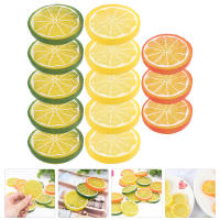13 Pcs Tiras De Limón Simulación Para Fotografía De Cocina Y Decoración De Mesa Artificiales Frutas COTON Tamaño 1 - details 7