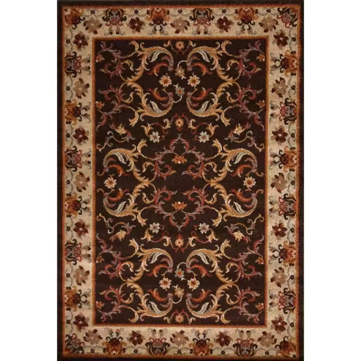 Alfombra de Hogar 100% Polipropileno 135 x 190 cm modelo CLÁSICA (Marrón) - CREVICOSTA QUALITY MARK MARCAS DE CALIDAD - 1