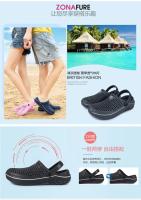 Zapatillas De Taconete Bajo Para Hombre Sandalias De Cierre Inyectado EVA Zapatos De Jardín Y Playa Para Verano Couplet - details 4