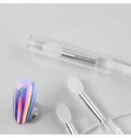 5PCS Cepillo De Silicona Multifuncional Para Maquillaje Y Uñas Herramienta Para Sombra De Ojos Polvo De Uñas Y Brillo De Labios - details 3