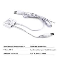 Espejo De Baño Oculto Con Interruptor Táctil De Un Botón 5V Luz LED De Vestíbulo Para Tira LED USB Interruptor Táctil On/Off - details 1