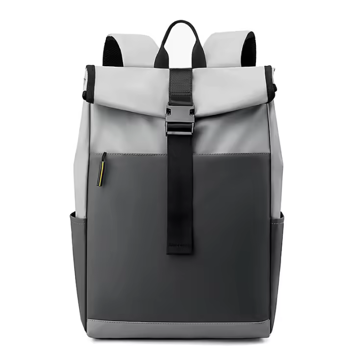 Viajes de negocios Gran capacidad Mochila informal de 15,6 pulgadas Bolsa para computadora Mochila impermeable para deportes de ocio al aire libre 30 * 13 * 46 cm Color gris - 1