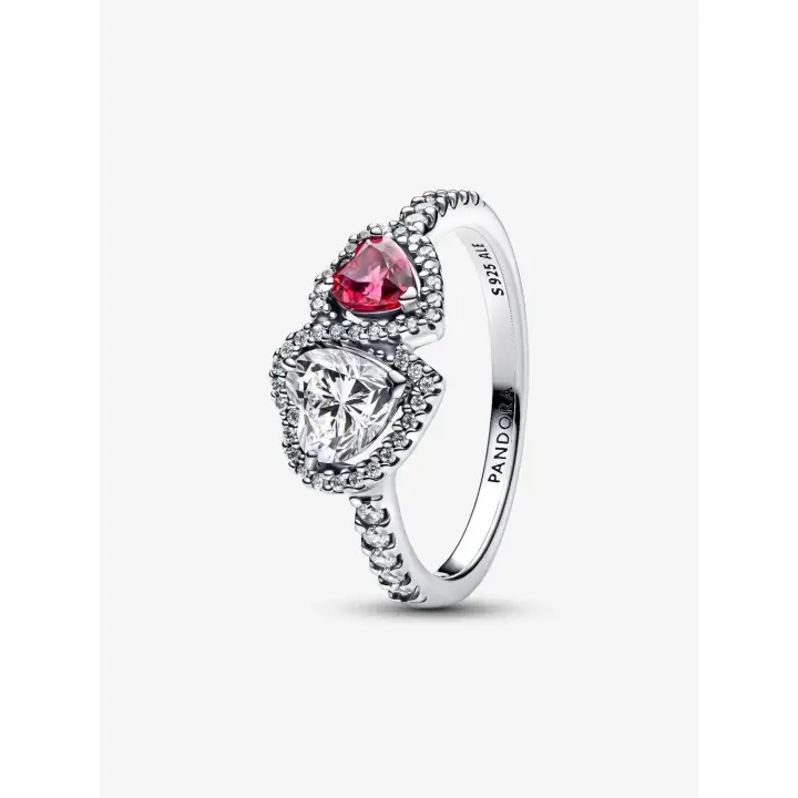 Pandora - Anillo de Corazones-Plata de Leyes - 1