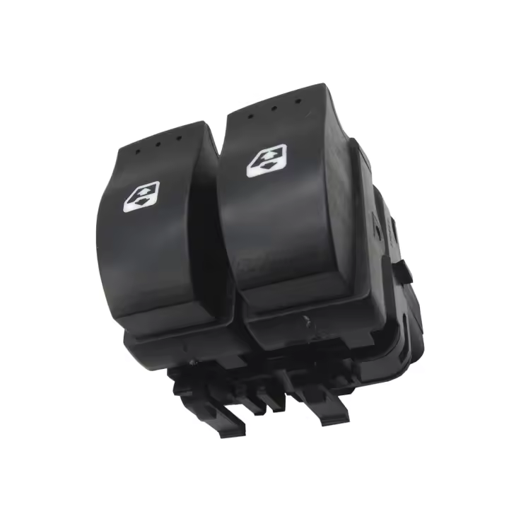Interruptor De Pupitre Del Vidrio Frontal Izquierdo Para Renault Clio II 1998-2015 Control Botón 8200060045 Material ABS Eléctrico - 1
