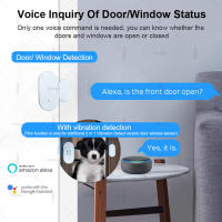 Sensor De Puerta Y Ventana Zigbee 2 En 1 Con Sensor De Luz Y Vibración Seguridad Doméstica Alarme Detector De Puerta Compatible Con Home Assistant Z2M - details 5