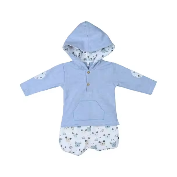 Conjunto de 2 piezas para bebé con pantalón corto  Dogs-30141-Tony Bambino - 1