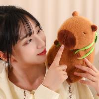 Muñeco De Peluche Capybara Bolsa De Tortuga Regalo Para Amigos Almohada Y Cojín Para Comodidad Y Compañería Material Poliéster Relleno De Algodón PP Adecuado Para Mayores De 14 Años - details 6