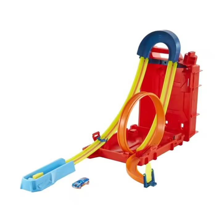 Hot Wheels Track Builder Caja de Acrobacias en Forma de Bidón Mattel HDX78 - 1