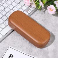 Caja De Gafas Impermeable Con Diseño De Madera Para Hombres Y Mujeres Protector De Lentes Portátil Para Lentes De Lectura Y Sol - details 5