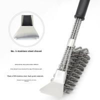 Cepillo De Limpieza Para Barbacoa En Acero Inoxidable Cerdas No Adherentes Herramienta De Accesorios Para Barbacoa Y Asadores - details 7