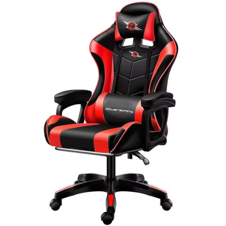 Silla Gaming PowerGaming Negro/Rojo - 1