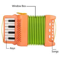 Instrumento Musical Acordeón Para Niños Juguete Educativo Interactivo Para Interior Y Exterior Regalo Para Niñas Y Niños De 3-6 Años - details 9