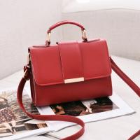 Women's Flap Shoulder Bag Solid Color Crossbody Bag Messenger Bag Women's Leather Handbag Pocket Casual Small Square Bag - details 1