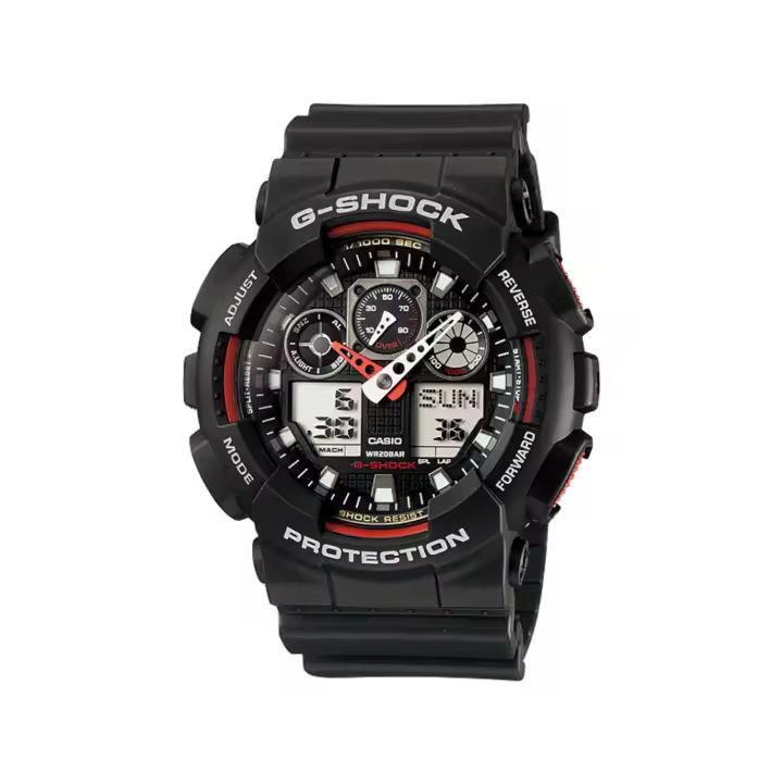 Casio G-SHOCK GA-100-1A4ER Reloj de hombre - Resistente y sumergible 200m - 1