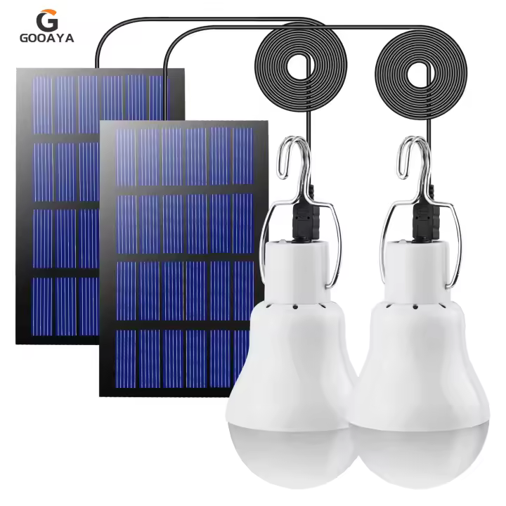 Tienda BIT Lámpara solar LED impermeable para Exterior Carga por USB Luz DE EMERGENCIA potente Hogar interior - 1