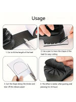 Pegatina De Suela Gruesa Antideslizante Y Antiusura Para Zapatos Protección Del Talón Silenciosa Y Canceladora De Ruido - details 6