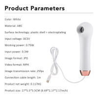Detector de cuero cabelludo portátil, folículo piloso, instrumento de belleza HD, sonda de visualización, instrumento de prueba de piel del cabello - details 11