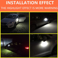 Luz De Puddle LED Para Lado Del Espejo Ford Focus MK3 MK2 Mondeo MKIV MKV Kuga C-Max Escape S-Max Luz Bicolor Amarillo Y Roja T10 Interface 12V - details 10