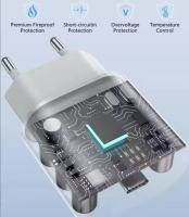 Cargador para Iphone 15, Carga Rápida de 35W con Cable de nailon USB C de 1M , - details 3