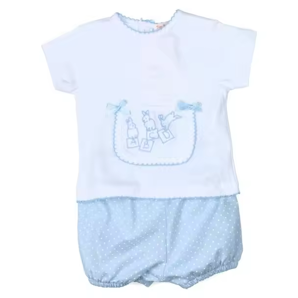 Conjunto corto mudita algodón bebé-29550-Tony Bambino - 1