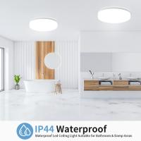 Lámpara De Techo LED De Montaje Plano Redonda 18W/24W/36W/48W Para Dormitorio Cocina Baño Garage Sala De Estar Iluminación Diaria Moderna Y Ahorradora De Energía - details 6