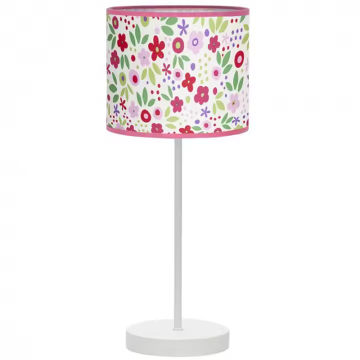 Lámpara de Mesa FABRILAMP Bosque Flores Colores | Diseño Elegante - 1
