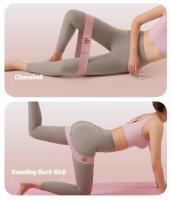 Banda Elástica De Ejercicio Antideslizante Para Sentadillas Y Yoga Equipo De Gimnasio Portátil Para Glúteos Y Piernas Resistencia Para Caderas Y Glúteos Fitness - details 3
