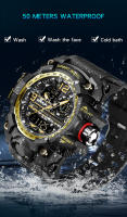 Reloj Deportivo De Estilo Militar G-Serie SANDA Para Hombres Resistente Al Choque Y Al Agua Con Pantalla Analógica Y Digital Relogios Electrónicos Para Hombre - details 15