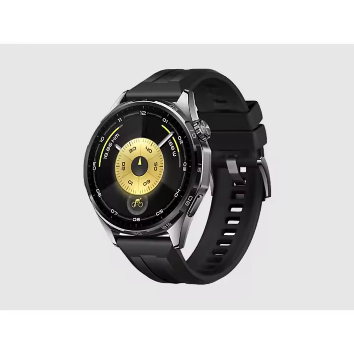 SMARTWATCH - HUAWEI Watch GT 6 46mm GPS Smartwatch, 1.47''AMOLED Pantalla Táctil, hasta 21 Días de Autonomía, Ciclismo, 100+Modos Deportivos, Compatible con iOS Android, NFC, Monitoreo de Salud, NEGRO - 1