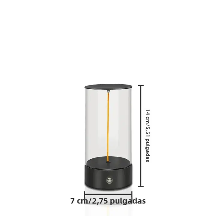 Lámpara De Mesa LED Magnética Creativa Y Minimalista Recargable Control Táctil Luz De Ambiente Para Decoración De Dormitorio Y Bordes De Cama - 1