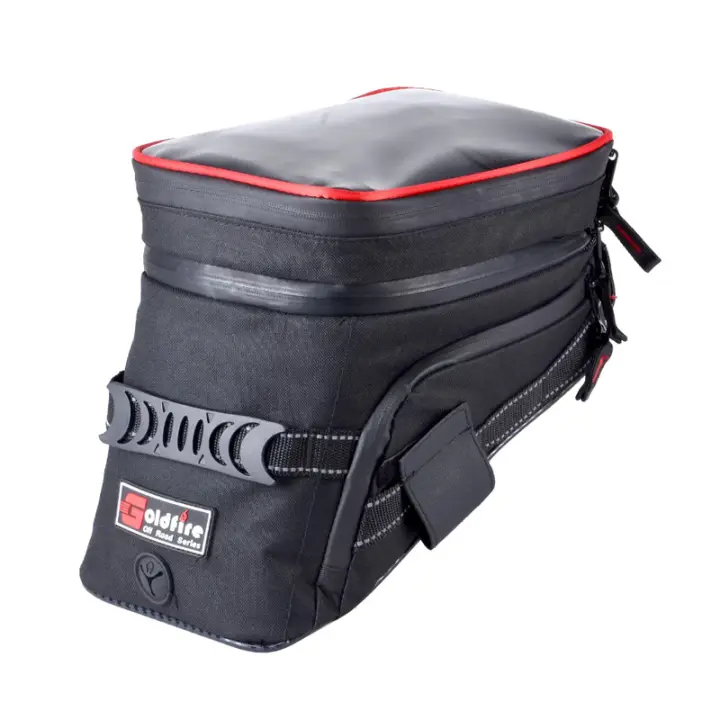 Nueva Funda De Tanque Para Motocicleta Universal Con Correa De Liberación Rápida Y Reflector Fuerte Bolsa De Combustible De Gran Capacidad Y Resistente Al Agua - 1