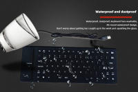 Teclado plegable de silicona de 85 teclas para PC, Notebook, tableta, portátil, Flexible, con cable, Mini USB, resistente al agua - details 13