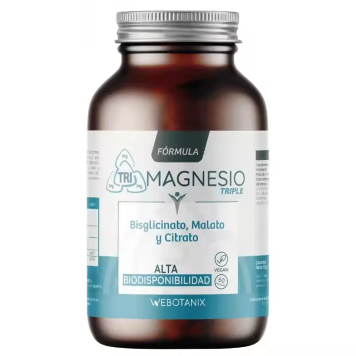 Fórmula Triple Magnesio 60 cápsulas de WeBotanix - 1