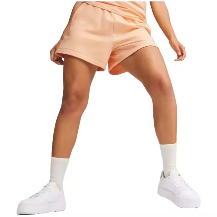 Pantalon Corto Puma Ess+ Summer Daze para mujer en color naranja - 1