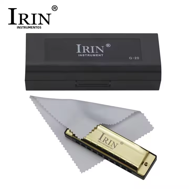 Harmonica IRIN Con 10 Agujeros Y 20 Tonos En Colorido Instrumento De Viento Adecuado Para Principiantes Y Profesionales Ideal Para Enseñanza Y Juego - 1