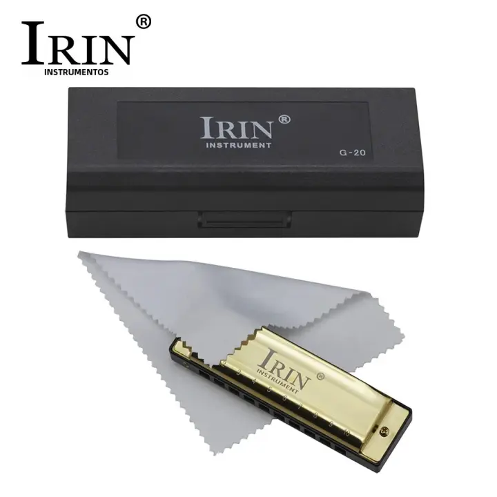 Harmonica IRIN Con 10 Agujeros Y 20 Tonos En Colorido Instrumento De Viento Adecuado Para Principiantes Y Profesionales Ideal Para Enseñanza Y Juego - 1