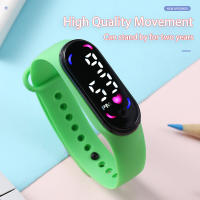 Reloj Deportivo Digital Para Niños Y Niñas Impermeable Con Pantalla LED Reloj Electrónico De Moda Para Niños Regalo Para Niños Y Niñas Reloj De Pulsera Táctil Resistente Al Choque Con Luz Trasera - details 3