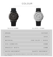 Reloj De Pulsera De Cuarzo Para Hombre EUTOUR Marca De Lujo Impermeable Con Indicador Numeral Arábigo Material De Correa Resina - details 12
