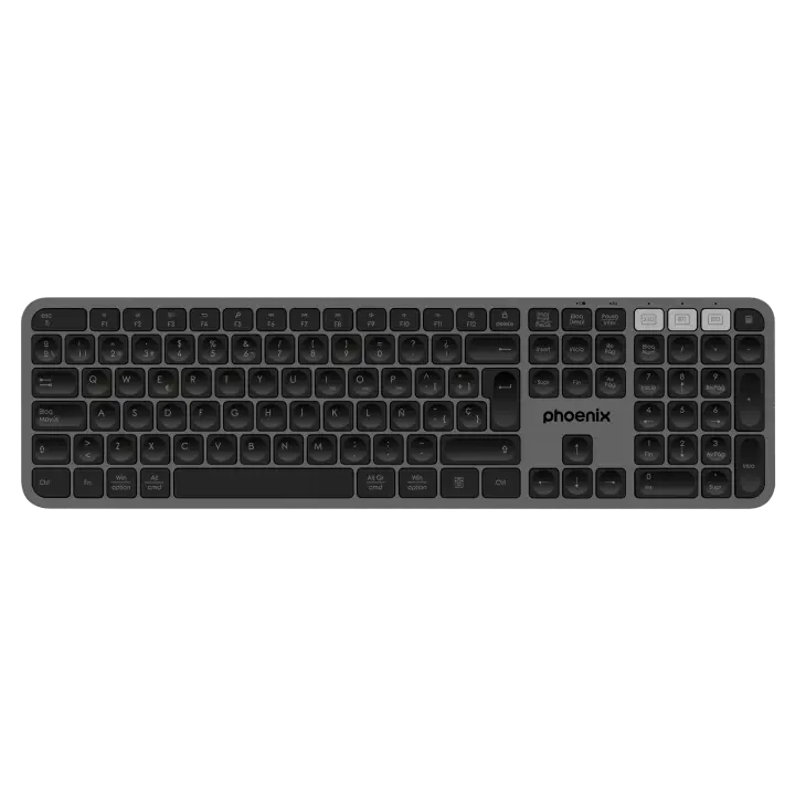 Teclado inalámbrico multidispositivo phoenix k300 blueooth dual y 2.4ghz - 1